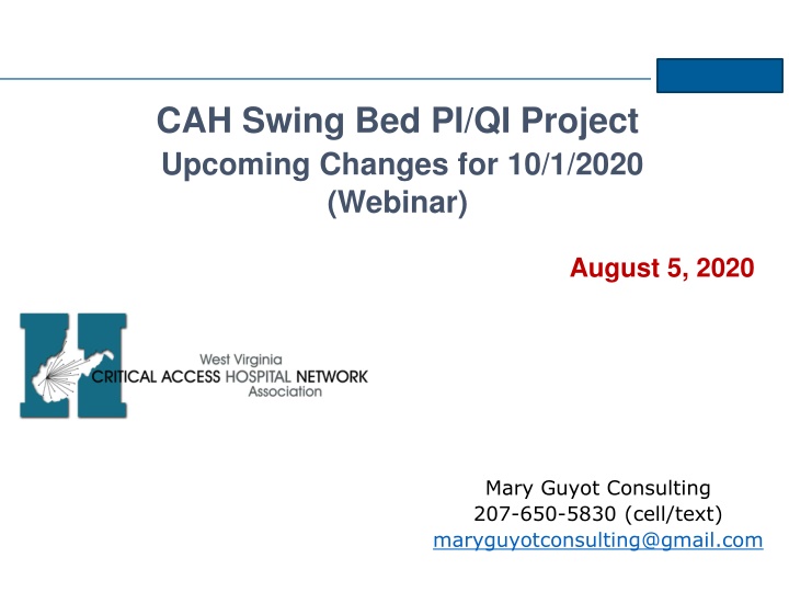 cah swing bed pi qi project upcoming changes