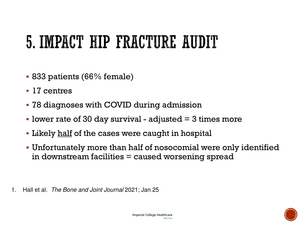 5 impact hip fracture audit
