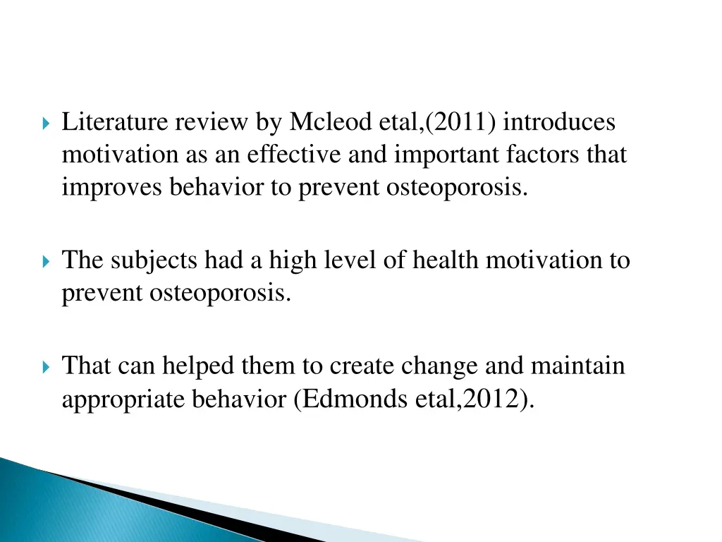 literature review by mcleod etal 2011 introduces