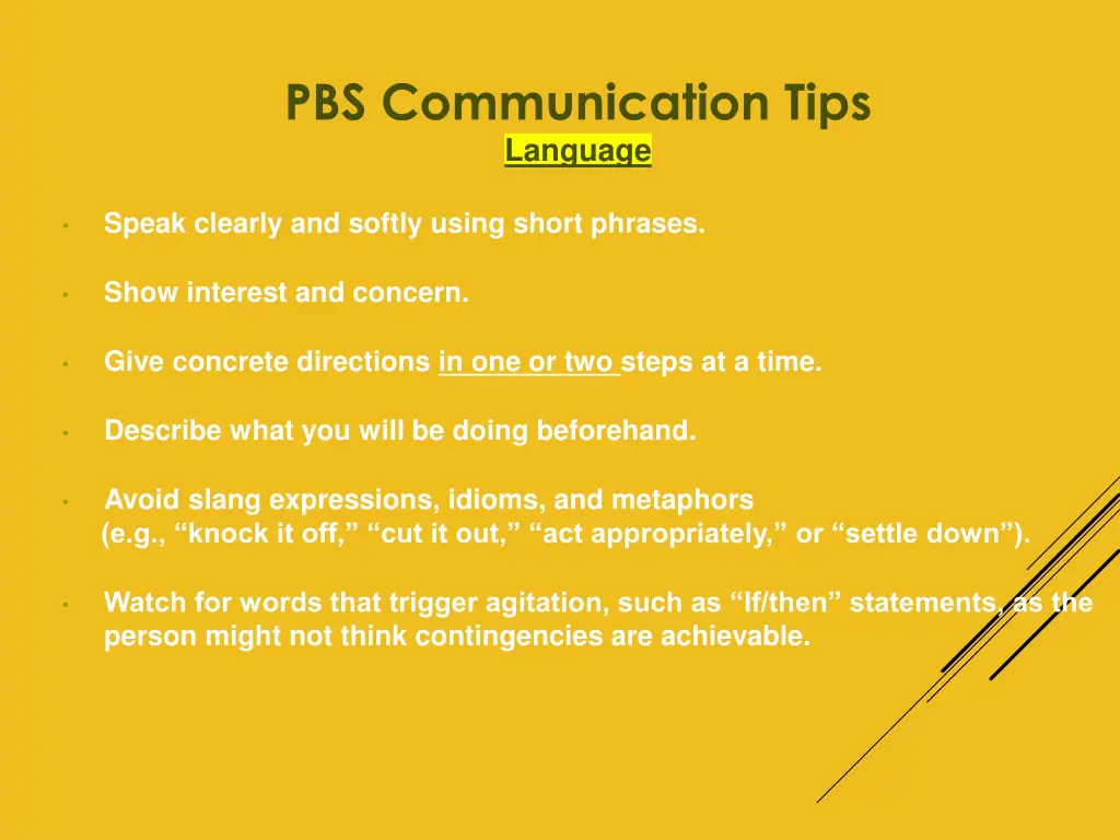 pbs communication tips language