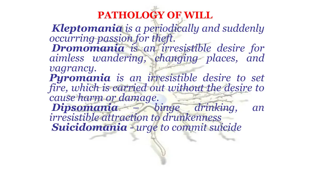 pathology of will 2
