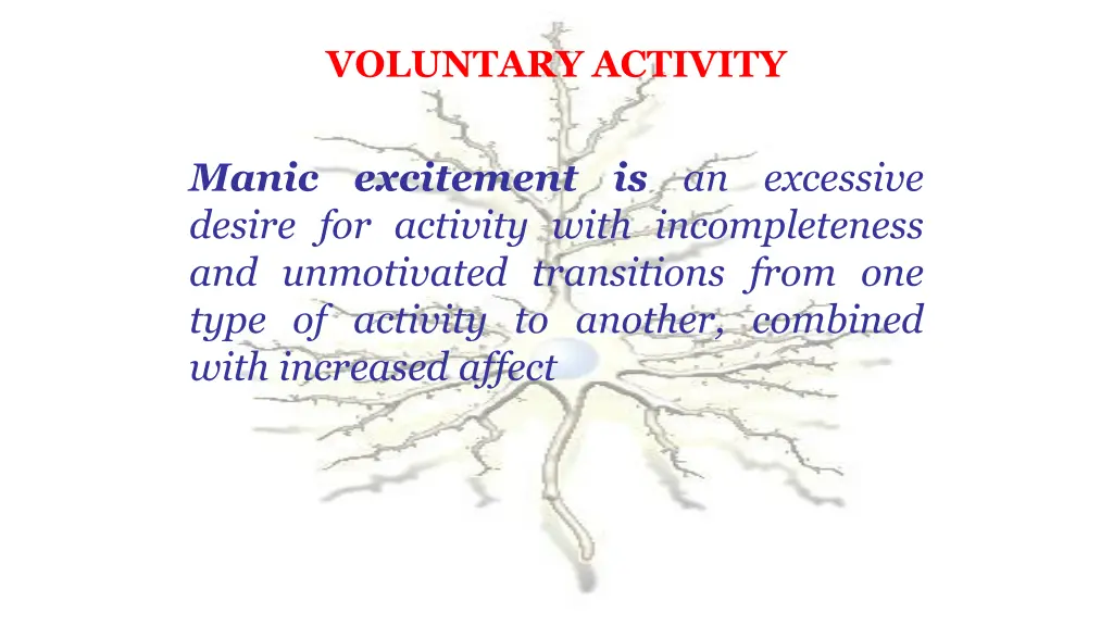 voluntary activity