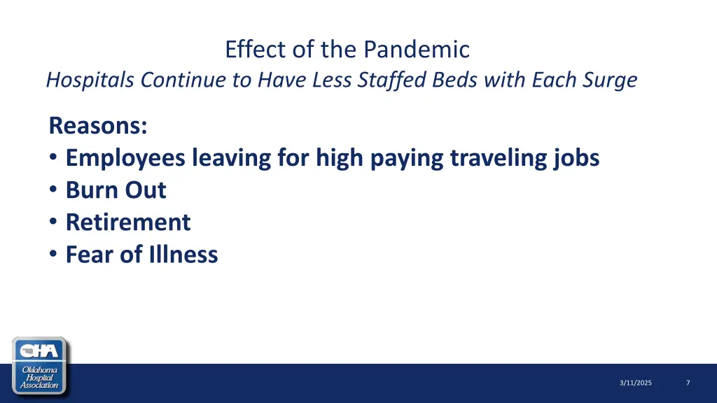 effect of the pandemic