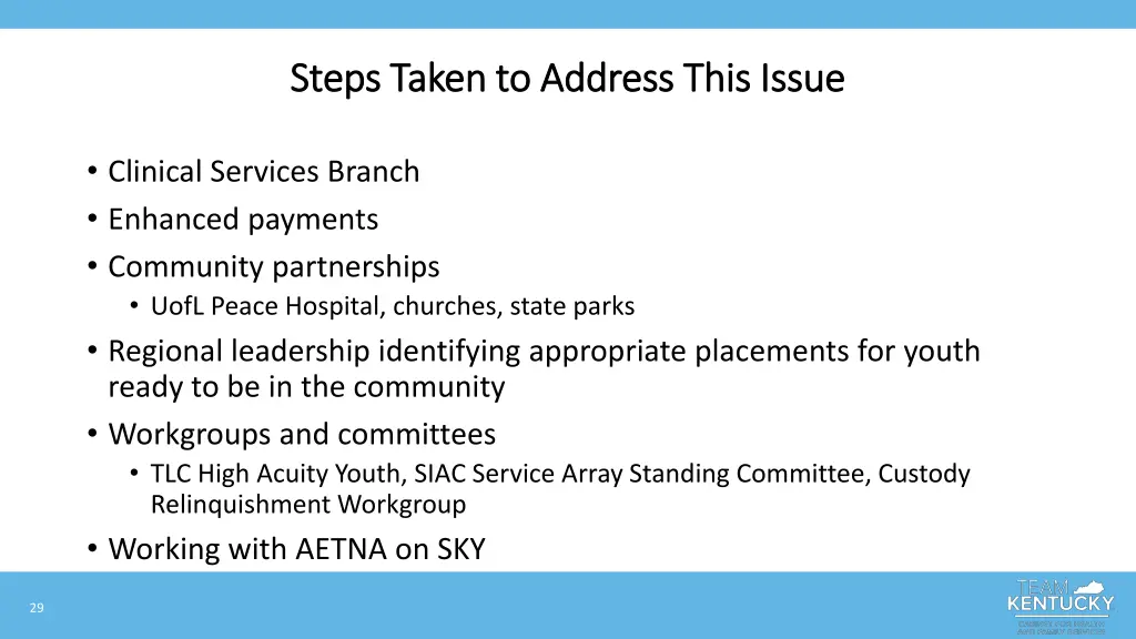 steps taken to address this issue steps taken