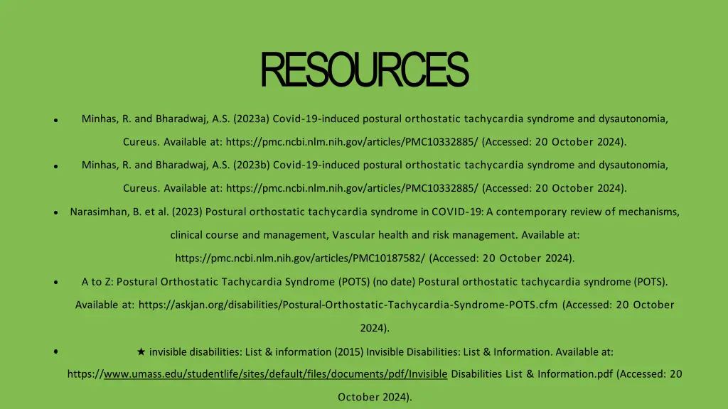 resources