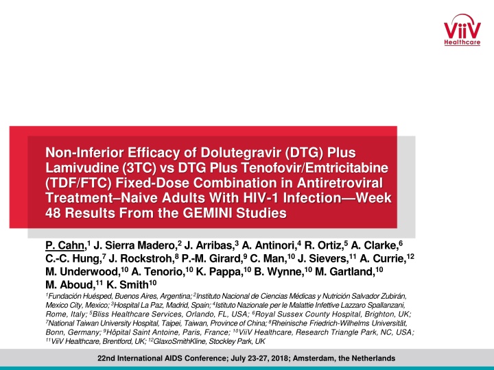 non inferior efficacy of dolutegravir dtg plus