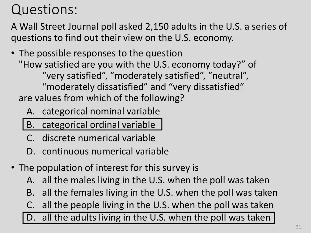 questions a wall street journal poll asked
