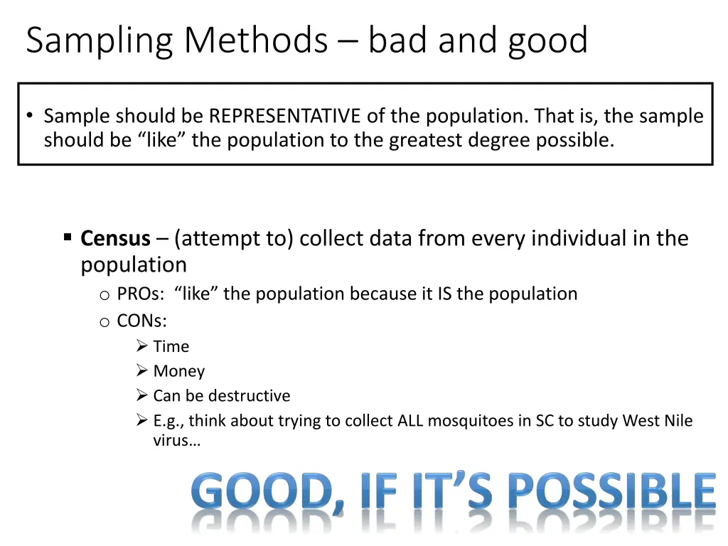 sampling methods bad and good 2
