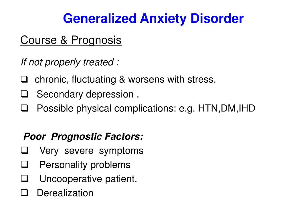 generalized anxiety disorder 2