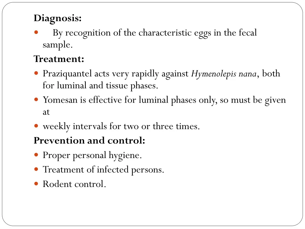diagnosis by recognition of the characteristic