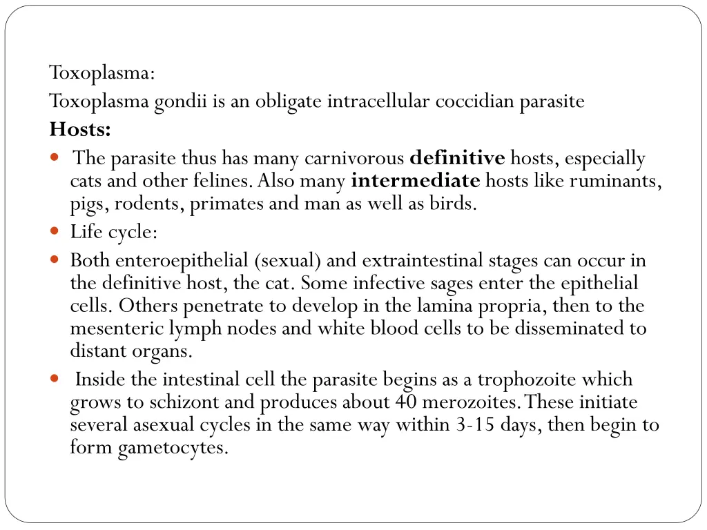 toxoplasma toxoplasma gondii is an obligate