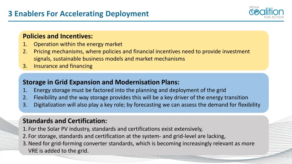 3 enablers for accelerating deployment