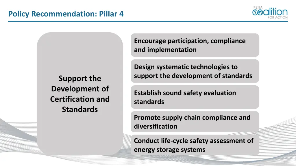 policy recommendation pillar 4