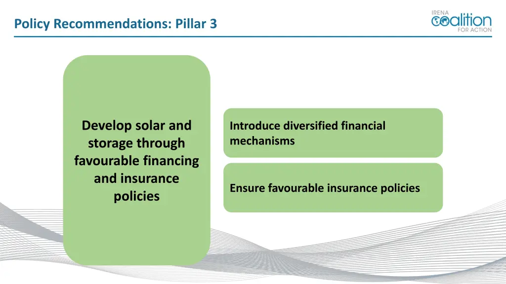 policy recommendations pillar 3