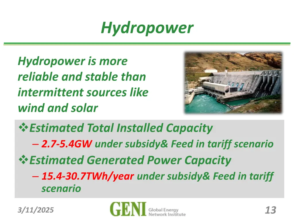 hydropower
