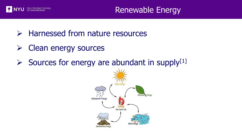 renewable energy