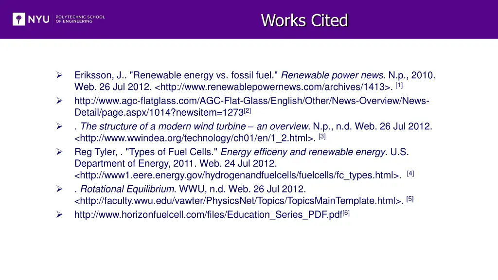 works cited