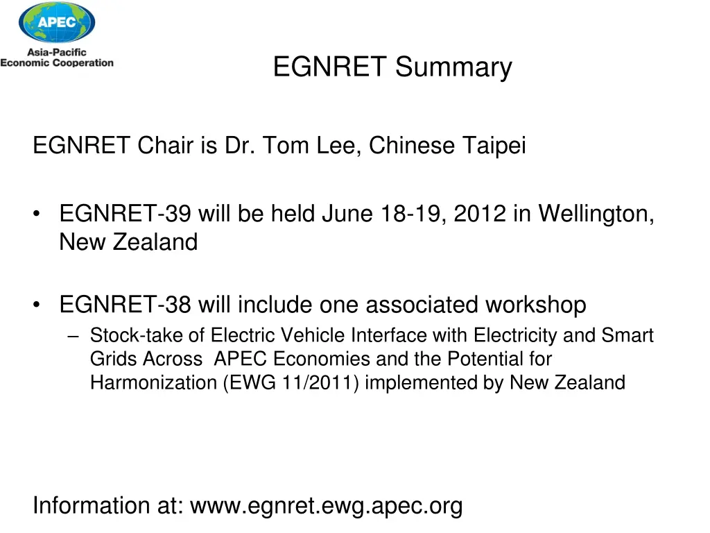 egnret summary