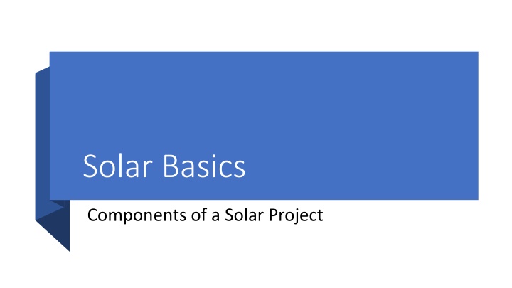 solar basics