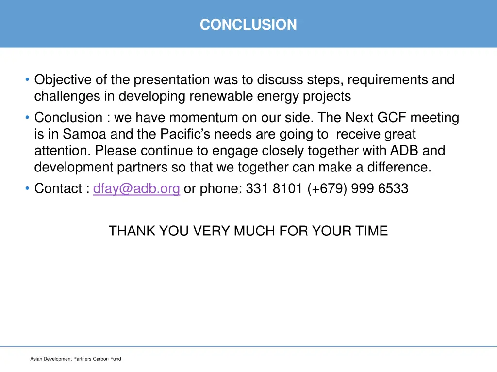 conclusion