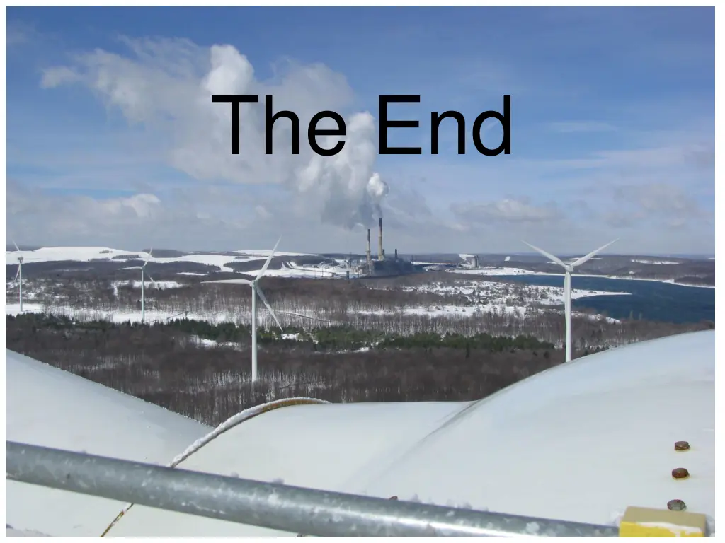 the end