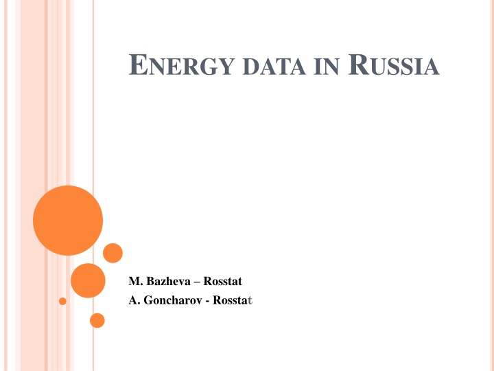 e nergy data in r ussia