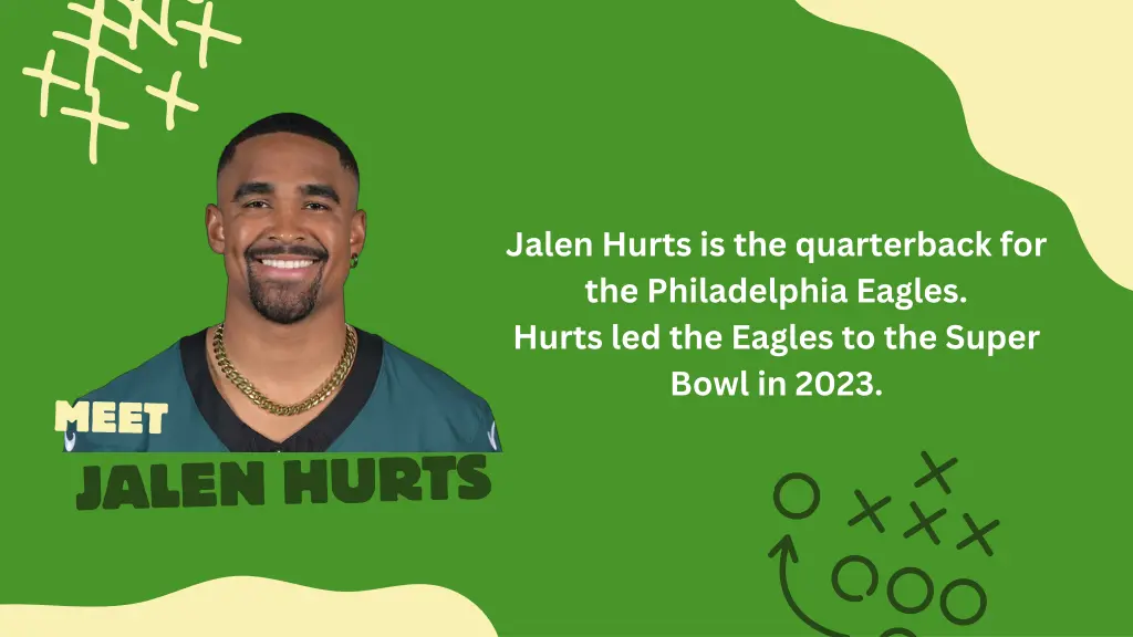 jalen hurts is the quarterback