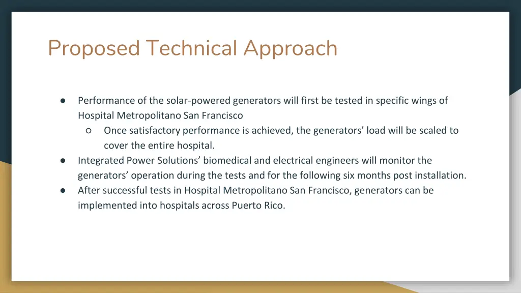 proposed technical approach 1