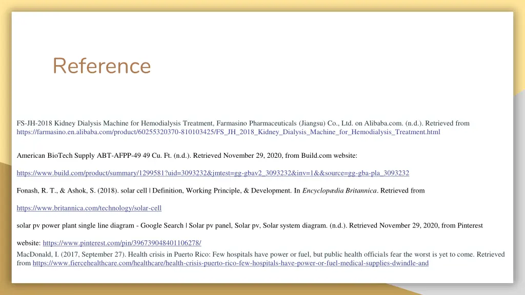 reference