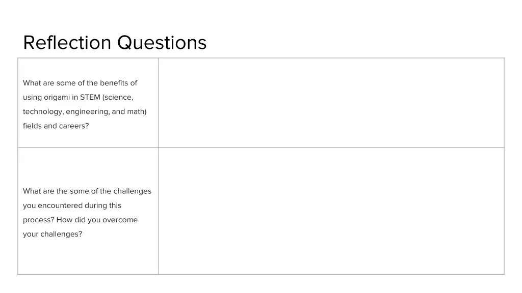 reflection questions 2