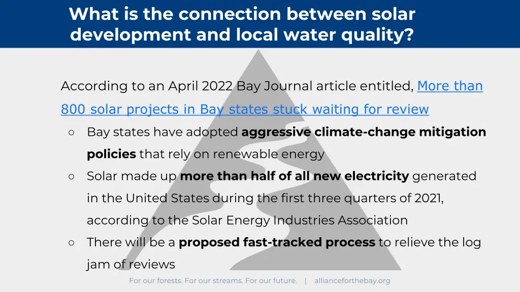 what is the connection between solar development 2