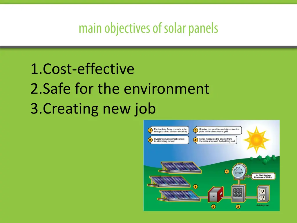 1 cost effective 2 safe for the environment