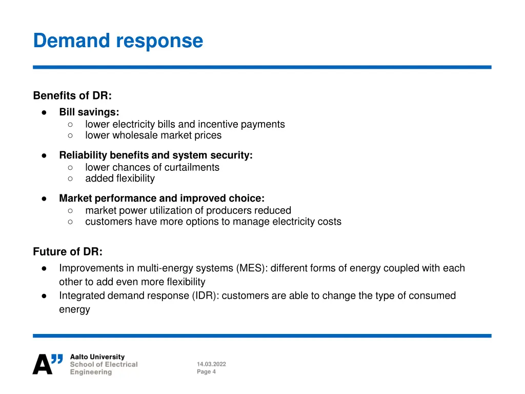 demand response 1