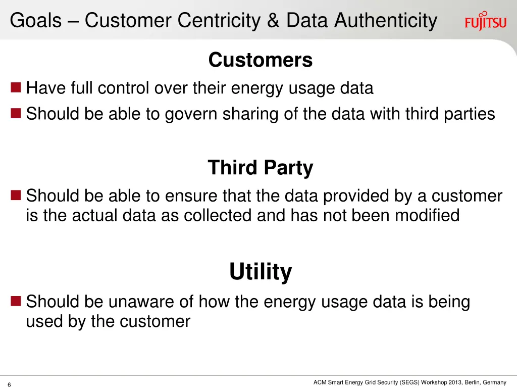 goals customer centricity data authenticity