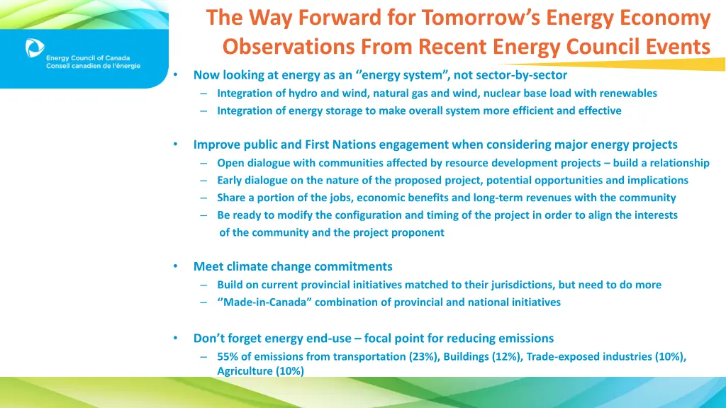 the way forward for tomorrow s energy economy
