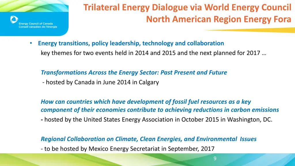 trilateral energy dialogue via world energy