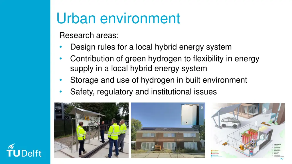 urban environment research areas design rules