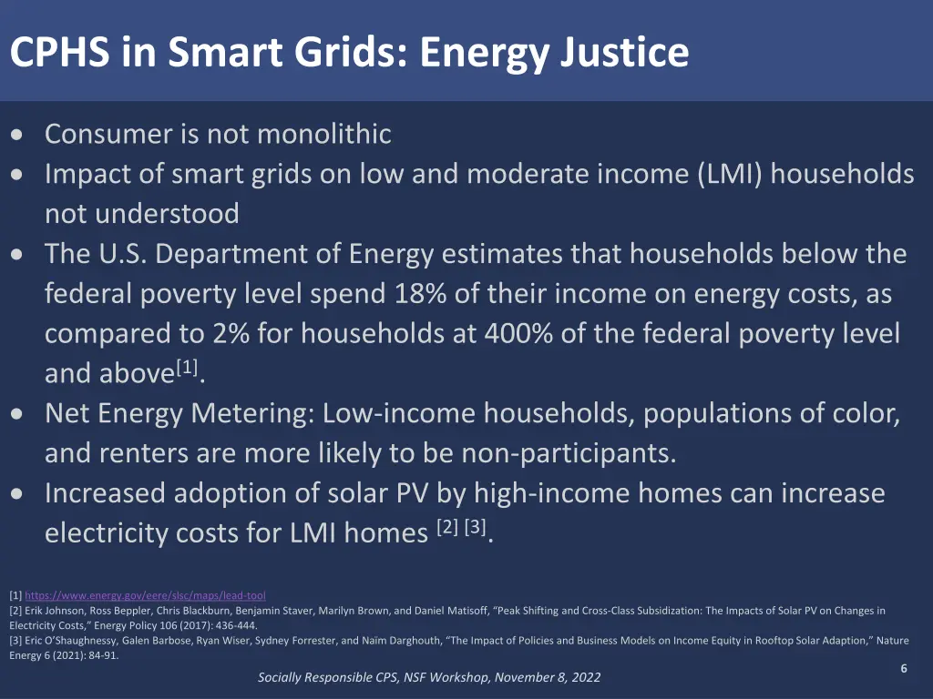 cphs in smart grids energy justice