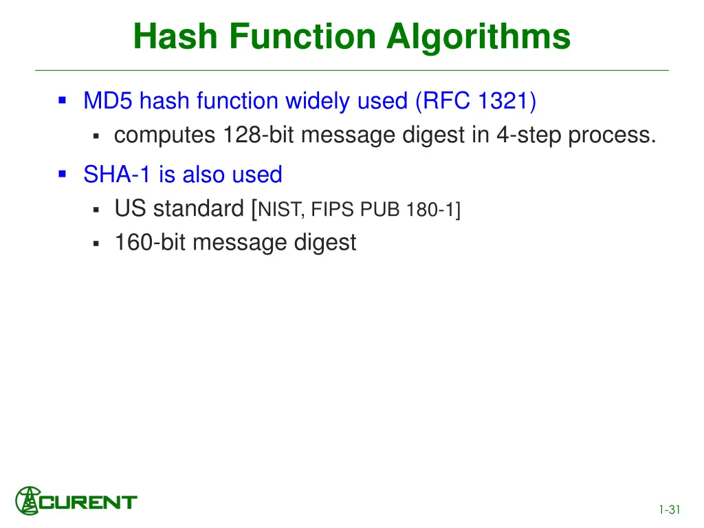 hash function algorithms