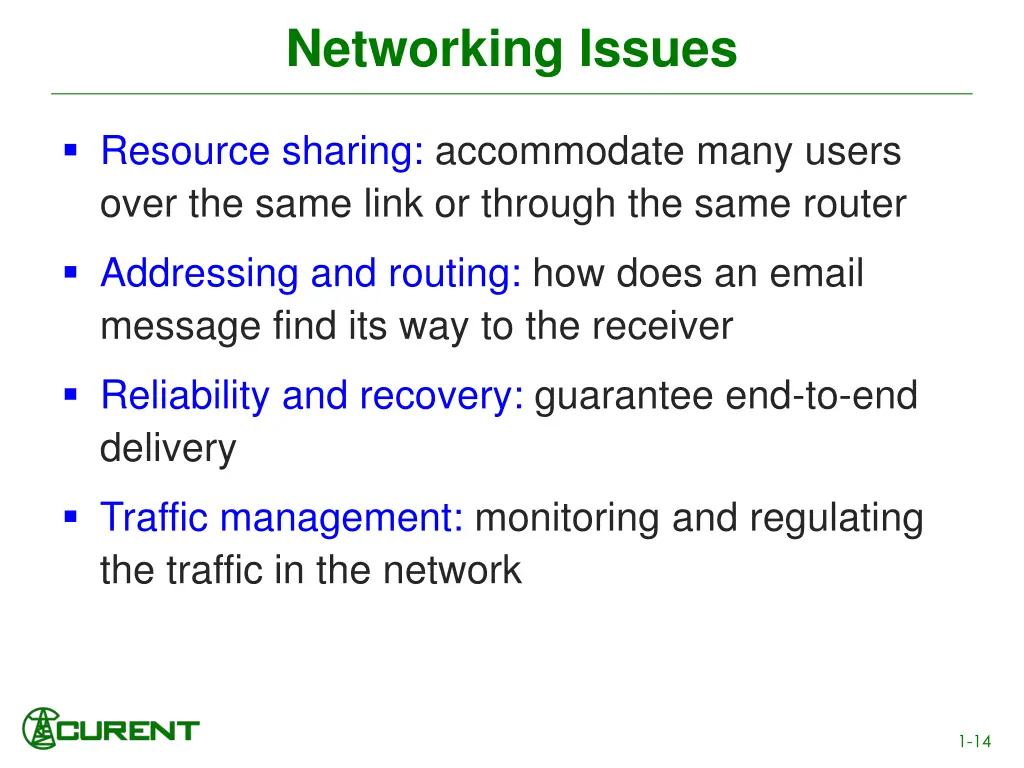 networking issues