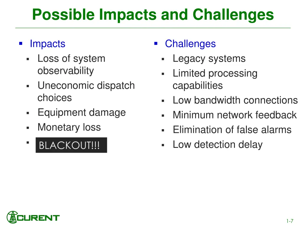 possible impacts and challenges