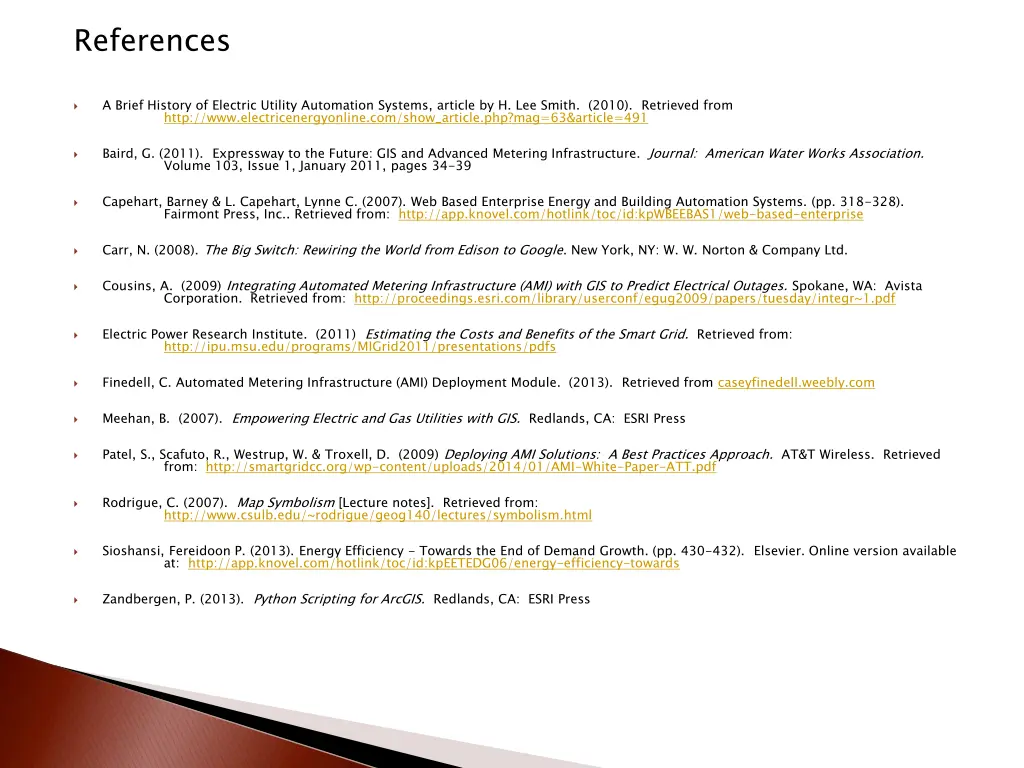 references