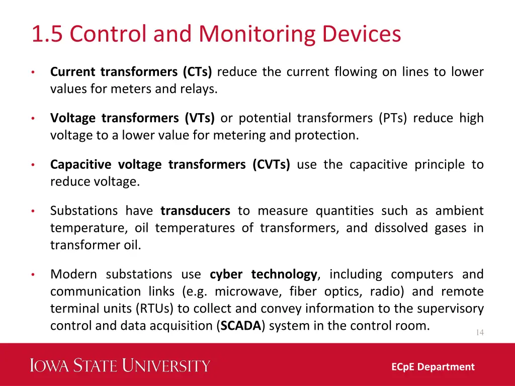1 5 control and monitoring devices