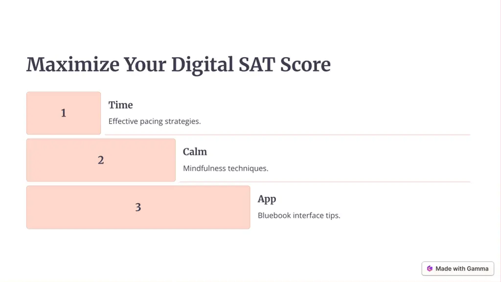maximize your digital sat score