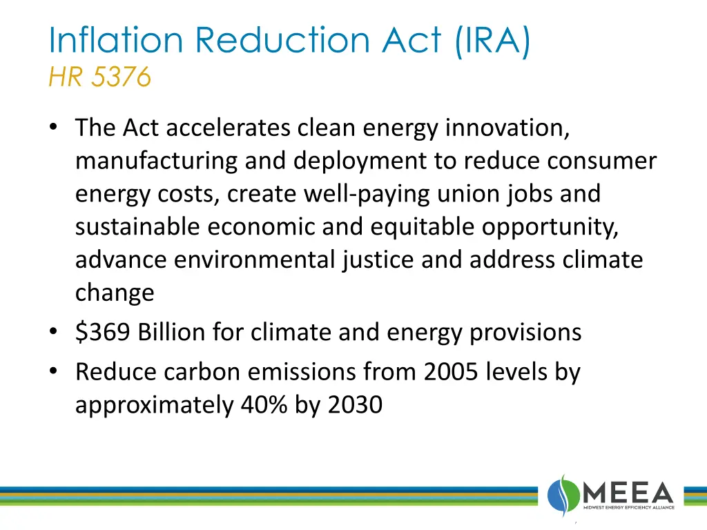 inflation reduction act ira