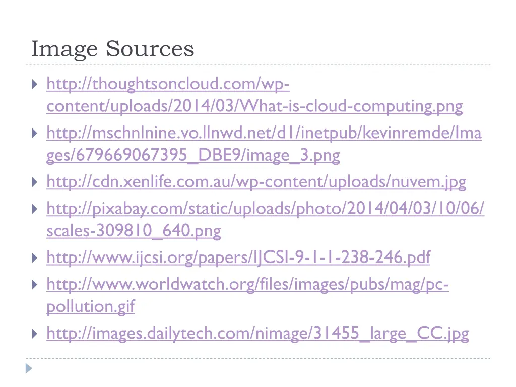 image sources