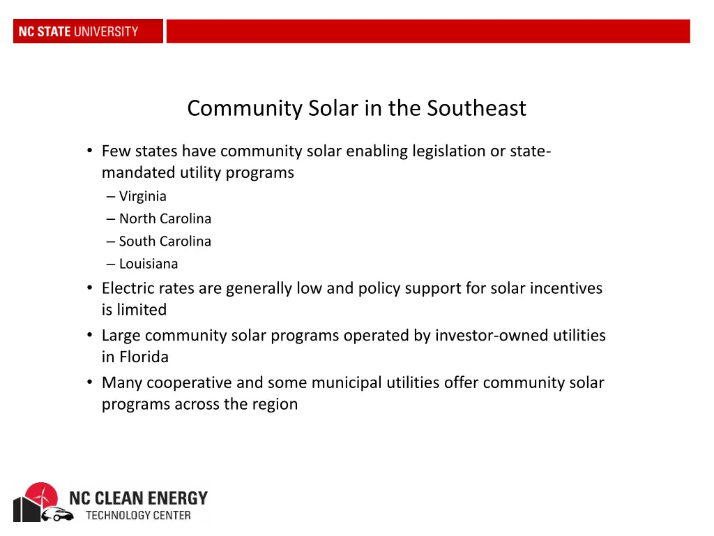 community solar in the southeast