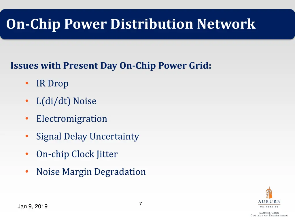 on chip power distribution network 3
