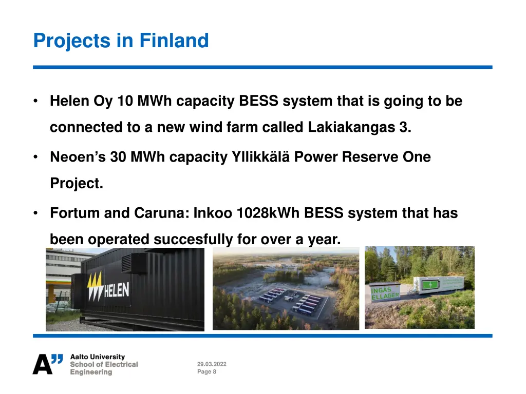 projects in finland
