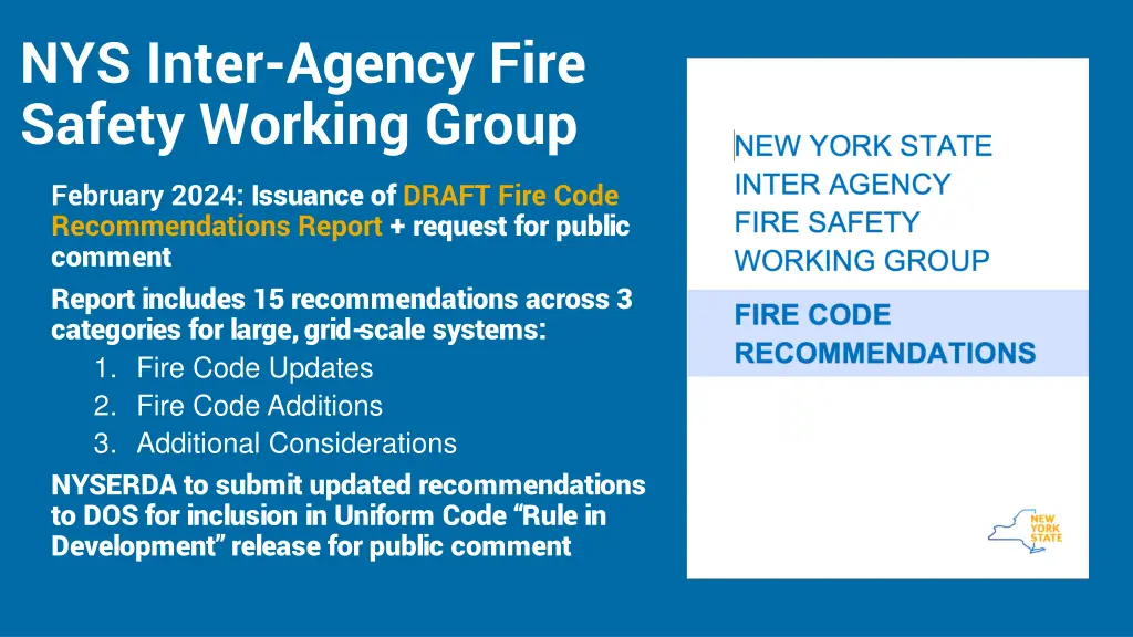 nys inter agency fire safety working group
